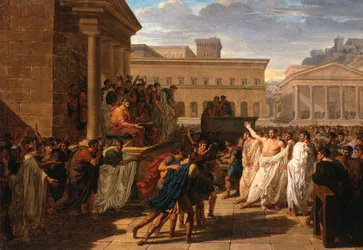 Bruto ascolta gli ambasciatori dei Tarquini